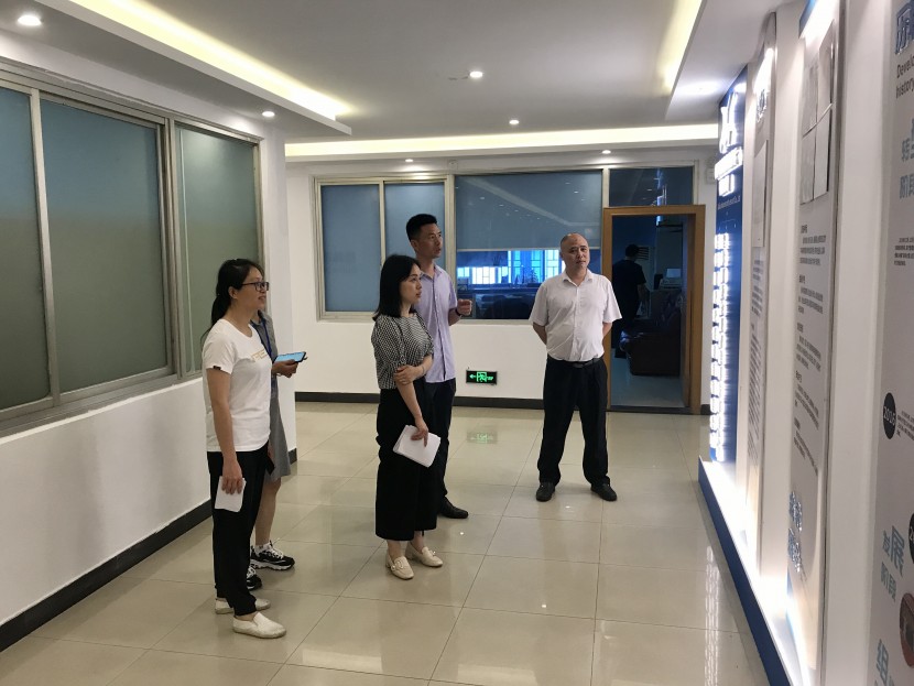 七星区文明办主任到公司调研考察精神文明建设