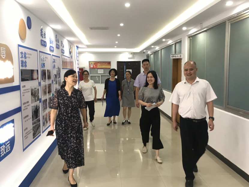 七星区文明办主任到公司调研考察精神文明建设 (5)